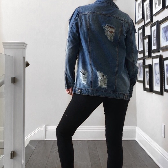 THE JULIA DISTRESSED JACKET - Picture 4 of 8